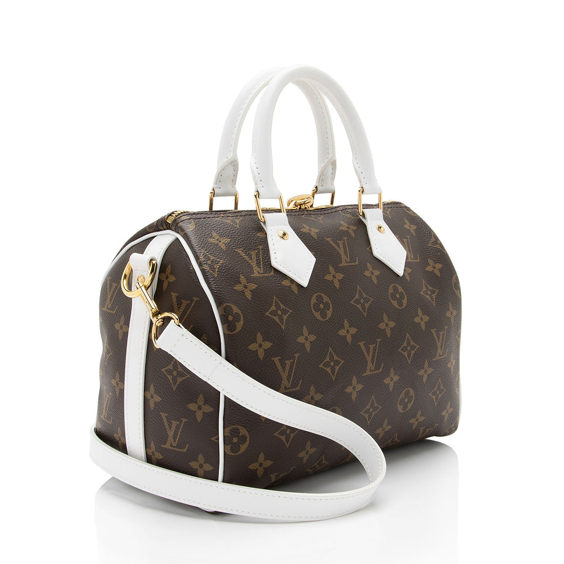 Louis Vuitton Monogram Canvas LV Match Speedy Bandouliere 25 Satchel