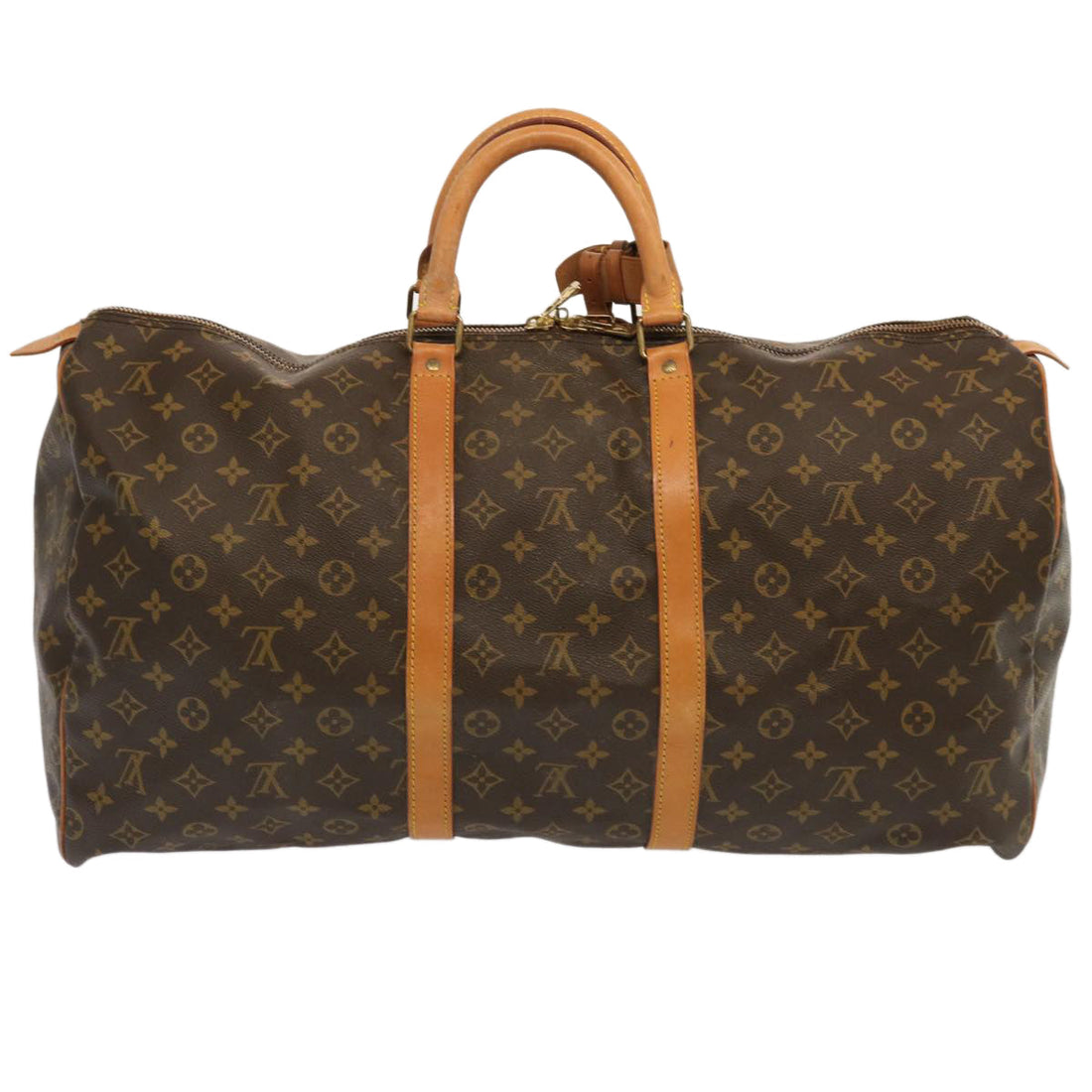 Louis Vuitton Keepall 55  Canvas Travel Bag