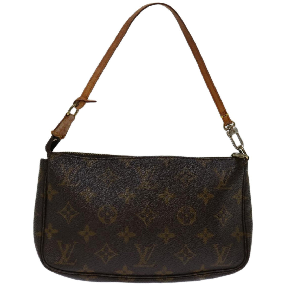 Louis Vuitton Pochette Accessoire  Canvas Clutch Bag