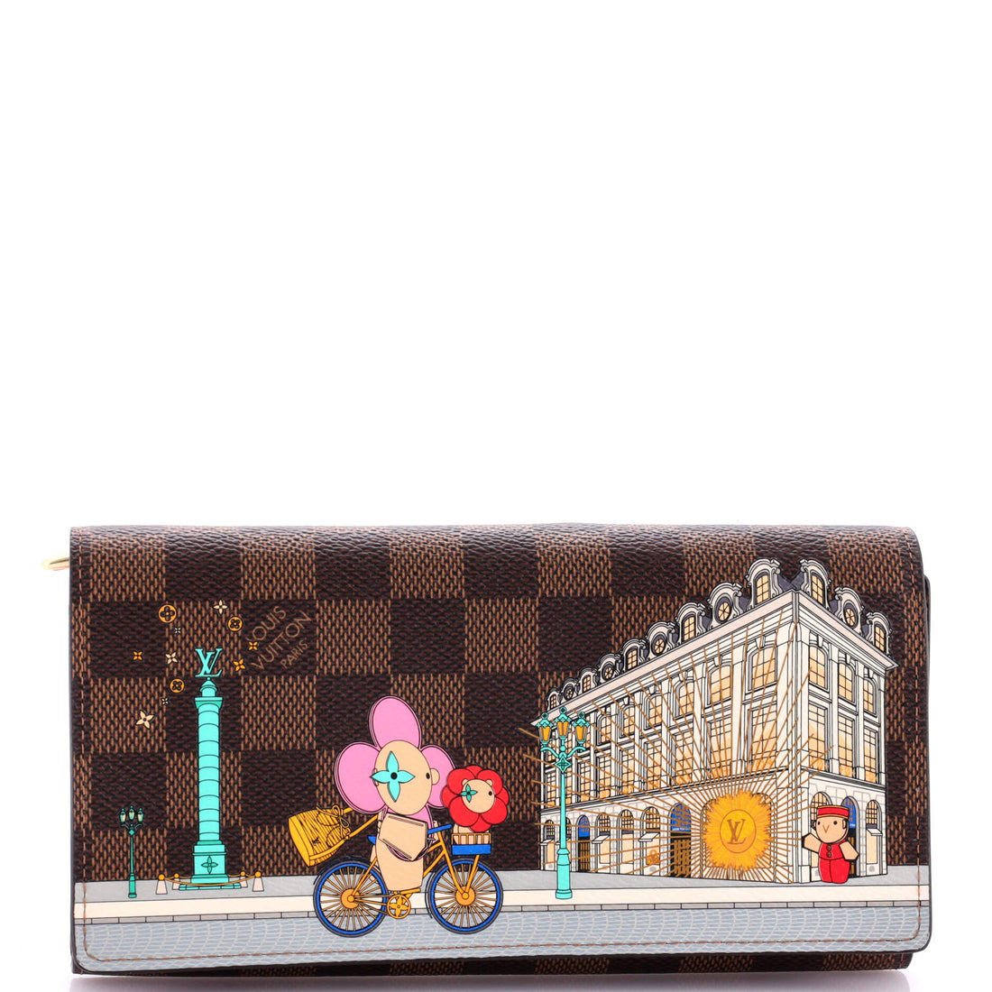 Sarah Wallet Limited Edition Vivienne Xmas Damier