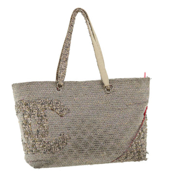 Top Quality Chanel Cambon Line Tote Bag Pink Gray CC Auth am3204