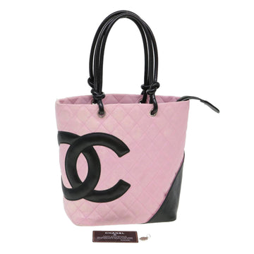 Top Quality Chanel Cambon Line Shoulder Bag Caviar Skin Pink CC Auth am4029A