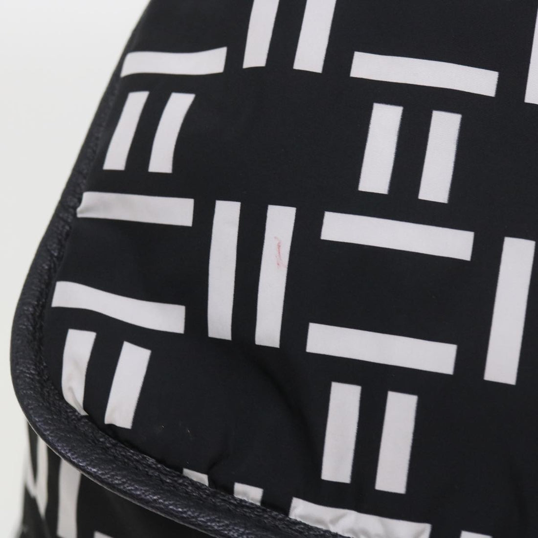 Balenciaga Traveler Backpack Nylon Black White 340139 Auth am5199