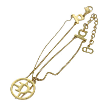 CHRISTIAN Pearl Street Bags Dior Bracelet metal Gold Tone Auth am6489