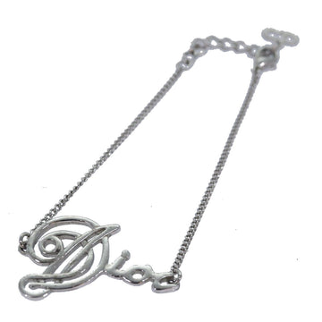 CHRISTIAN Top quality Dior Bracelet metal Silver Auth am6554
