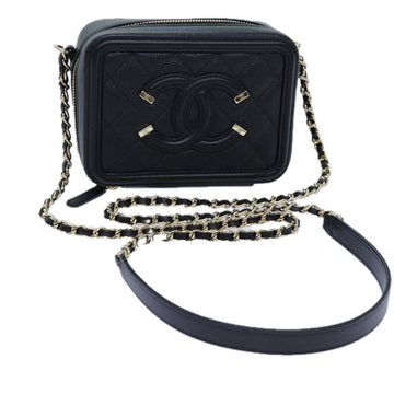 Top Quality Chanel Chain CC Figly Mini Bag Caviar Skin Black A84452 CC Auth ar11762A
