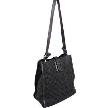 Gucci  Black GG Short Strap Shoulder Bag