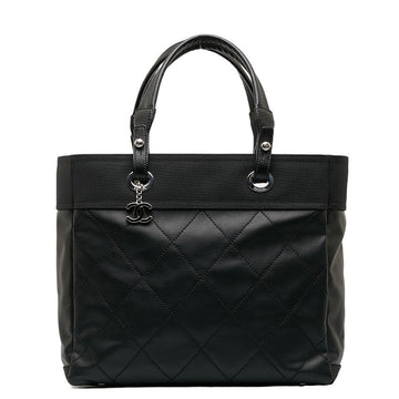 Chanel COCOno mark PARIBIARITZ  MM Handbags  A34209 Black PVC canvas LADY CHANEL