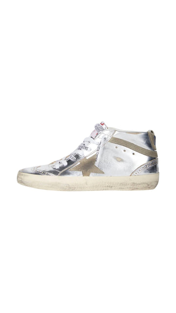 Women Mid Star Sneaker In Silver