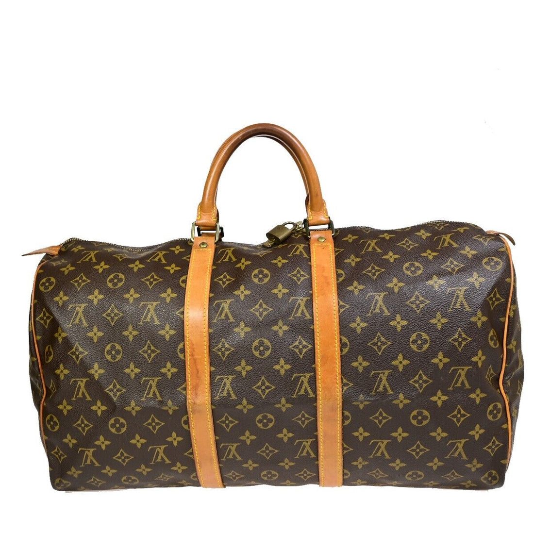 Louis Vuitton Keepall 50  Canvas Travel Bag