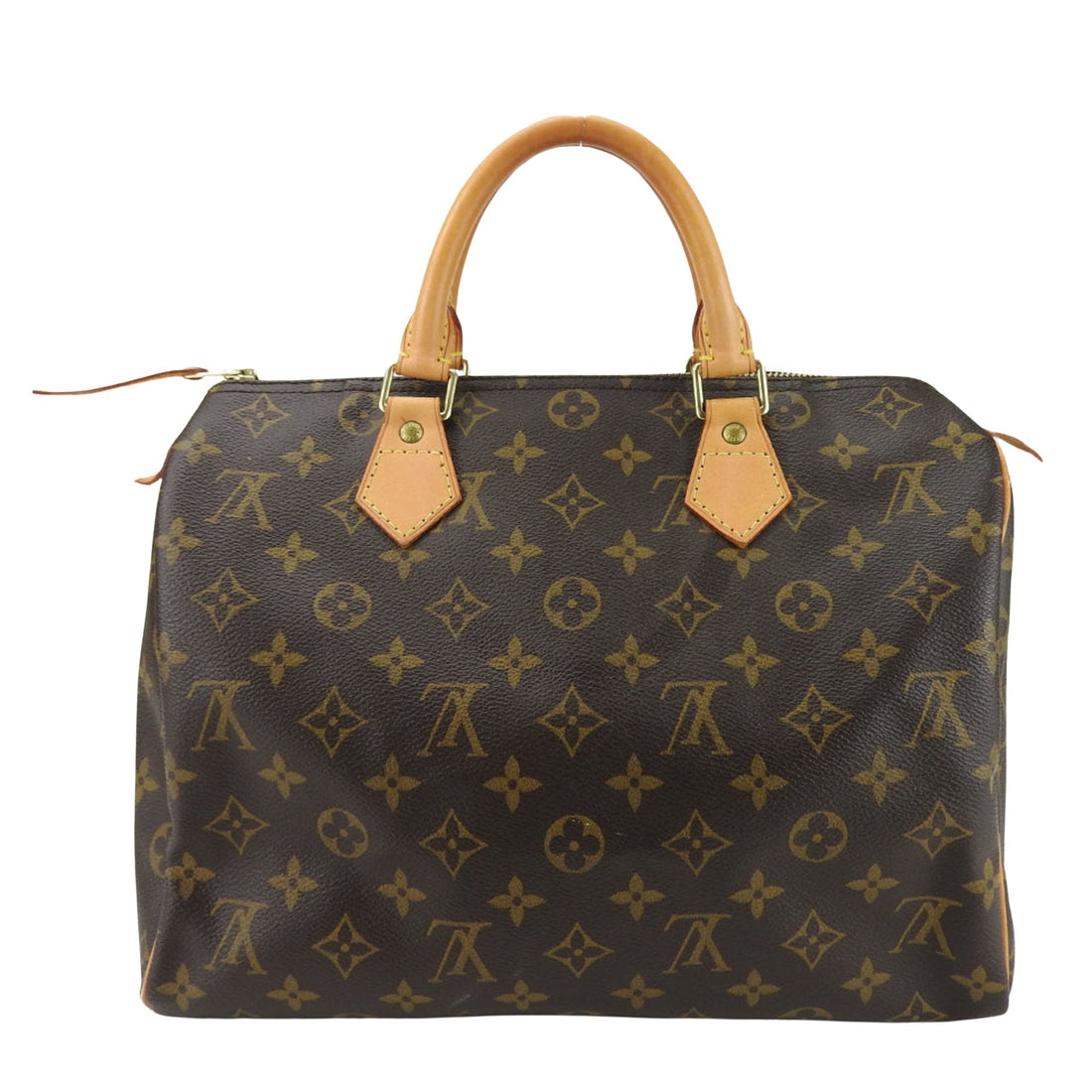 Louis Vuitton Speedy 30  Canvas Handbag