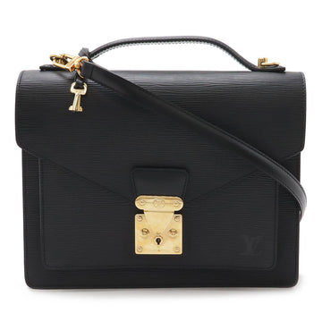 Louis Vuitton  Monceau 2WAY Handbag Black