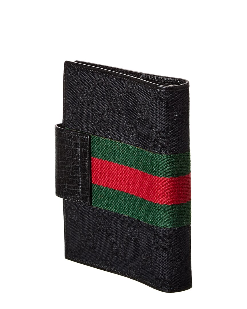 Gucci GG Canvas & Leather Card Case