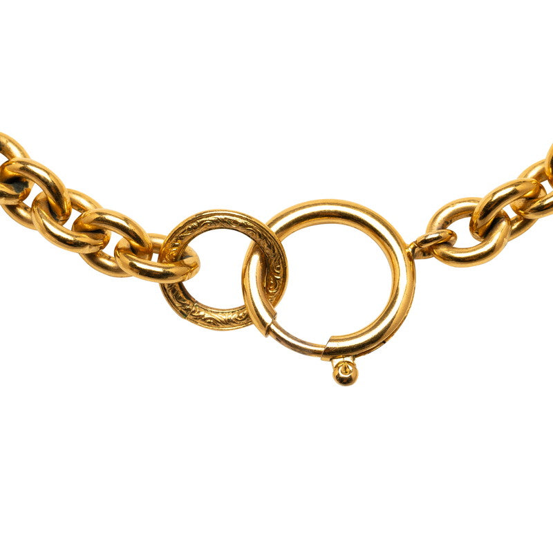 Chanel  Cocono mark Round Collar Gold  Ladies Chanel