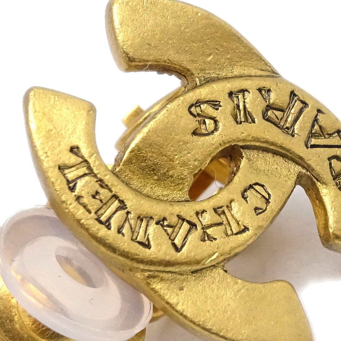Chanel Gold CC Earrings Clip-On 99A