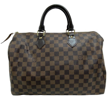 Louis Vuitton Speedy 35  Leather Handbag