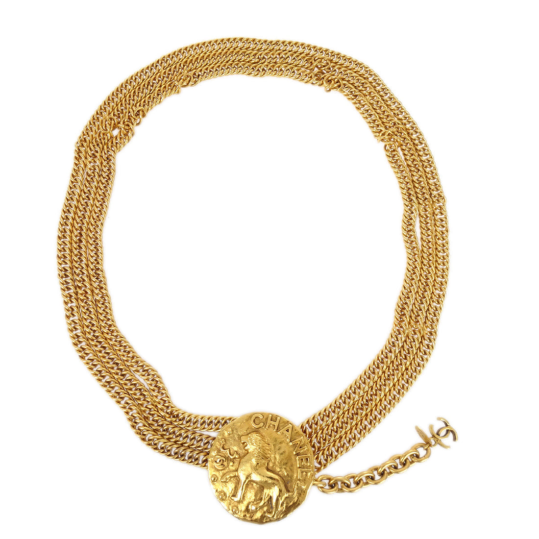 Chanel Gold Chain Belt 29 Small New