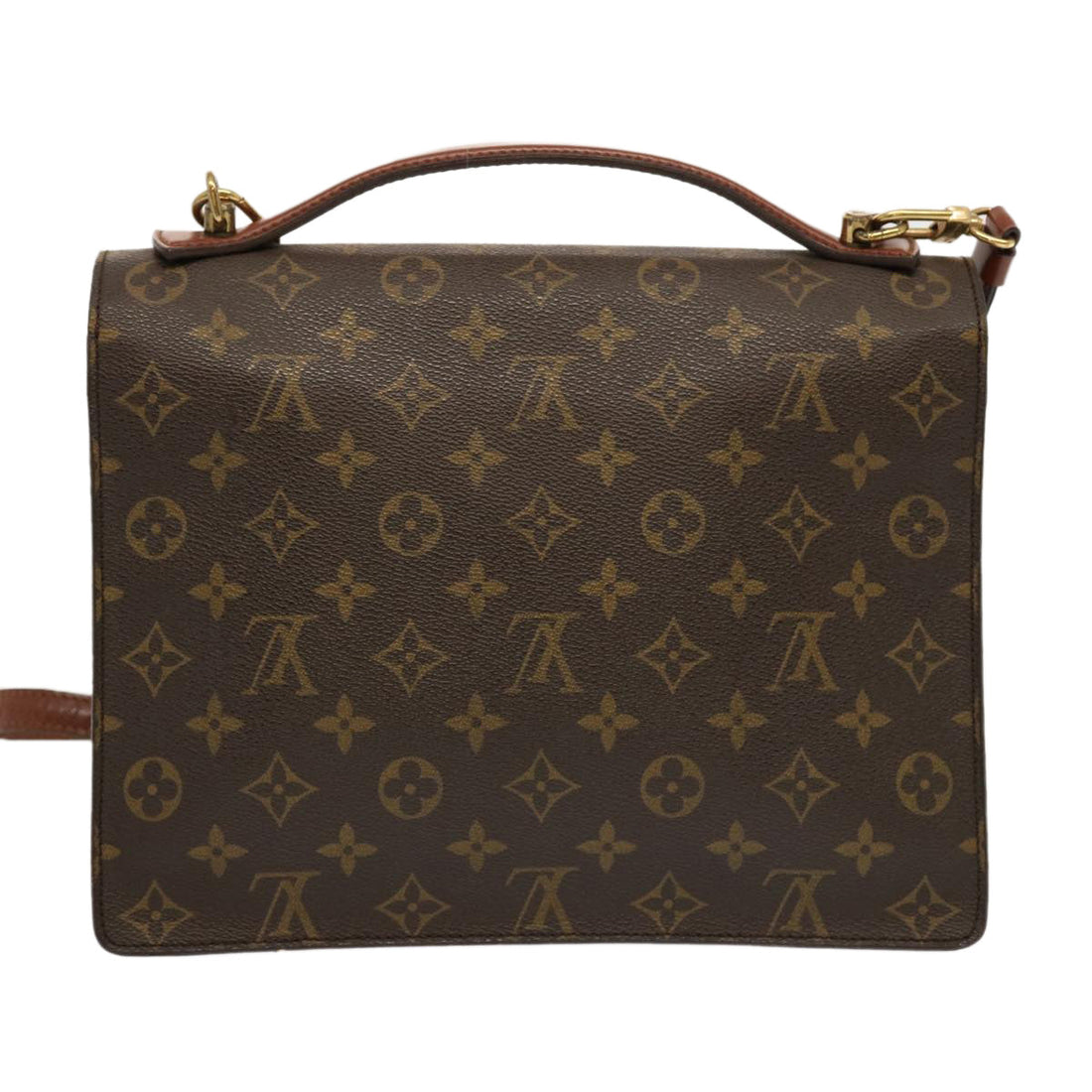 Louis Vuitton Monceau  Canvas Handbag