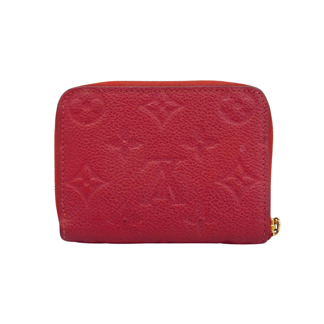 Louis Vuitton Porte Monnaie Zippy  Leather Wallet