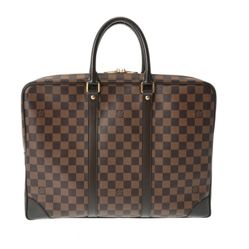 Louis Vuitton Porte Documents Voyage  Canvas Briefcase Bag