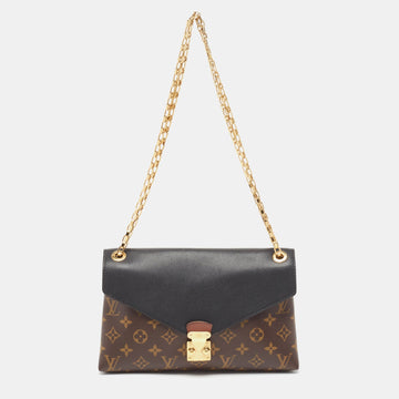 Louis Vuitton  Monogram Canvas And Leather Pallas Chain Bag