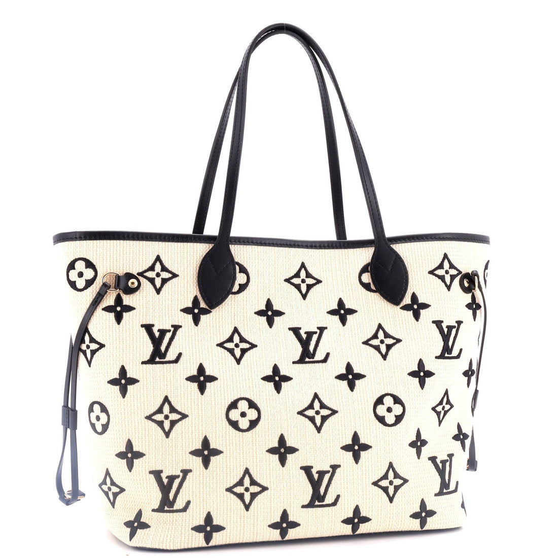 Neverfull NM Tote By The Pool Monogram Raffia MM