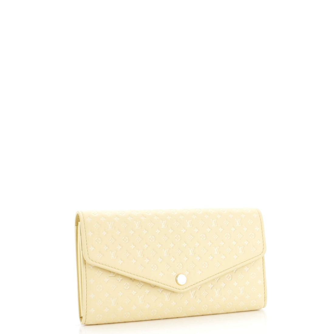 Sarah Wallet NM Nanogram Embossed Leather