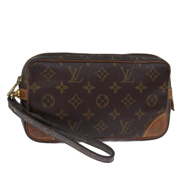 Louis Vuitton Marly Dragonne  Canvas Clutch Bag