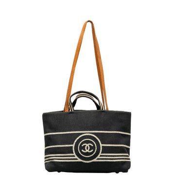 Chanel Cocono mark Handbags houlder Bag 2WAY Naked Canvas Leather  Chanel