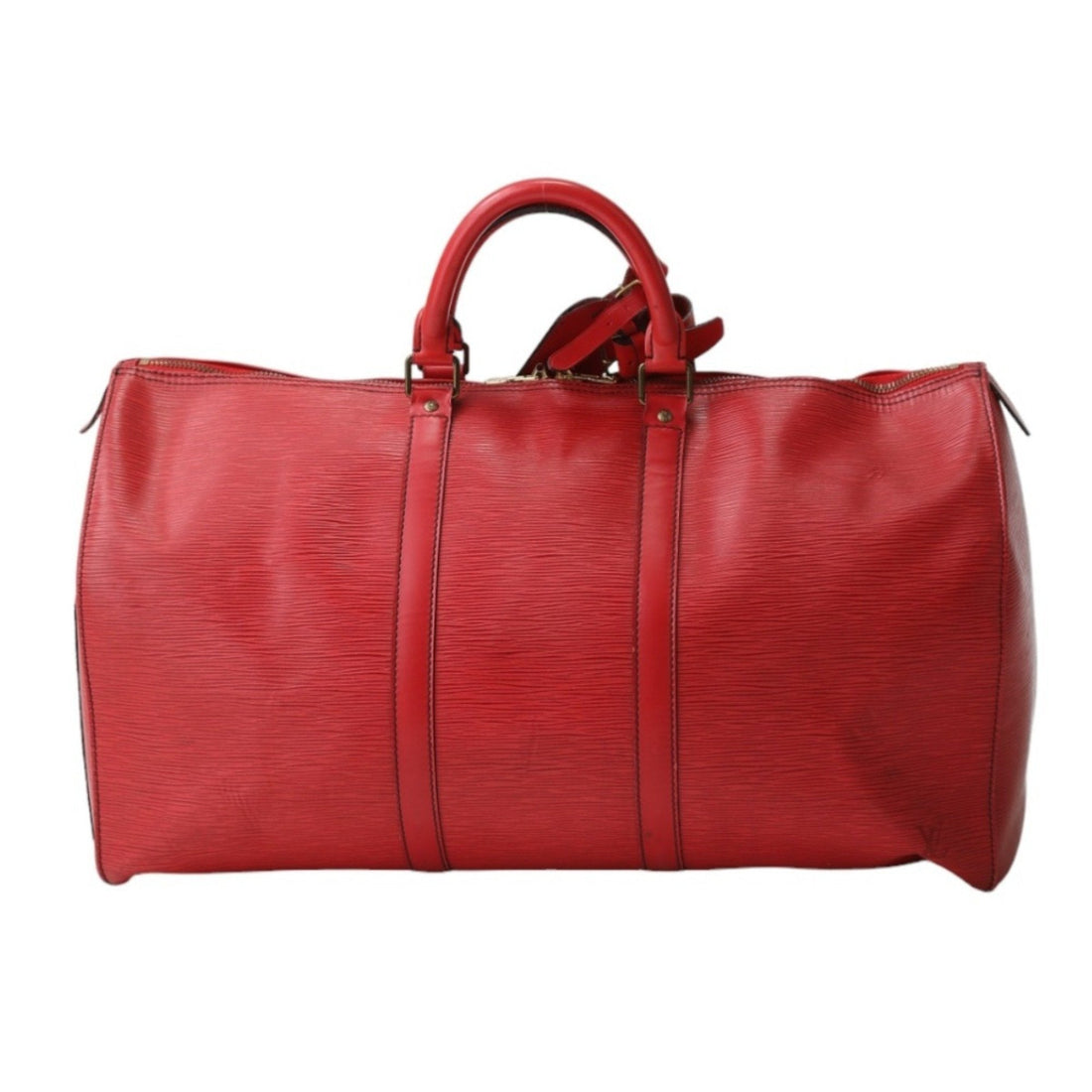 Louis Vuitton Keepall 50  Leather Travel Bag