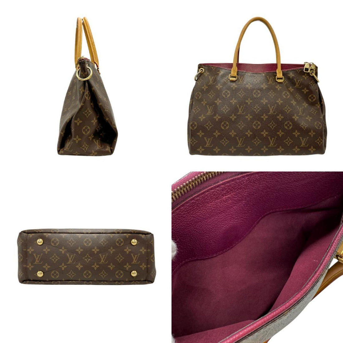 Louis Vuitton  Monogram Canvas Handbag Shoulder Bag