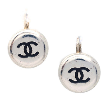 Chanel Silver Piercing Earrings 96A