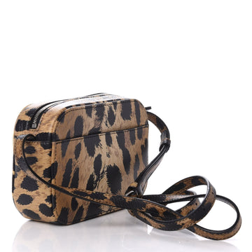 Balenciaga CalBNkin Logo Printed Leopard XS Everyday Camera Bag 552372