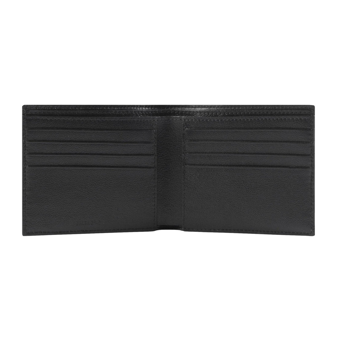 Balenciaga Cash Square Black CalBNkin Leather Logo Bifold Wallet 594549