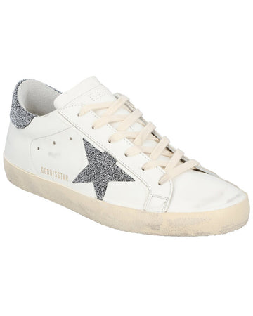 Golden Goose Crystal Superstar Leather Sneaker