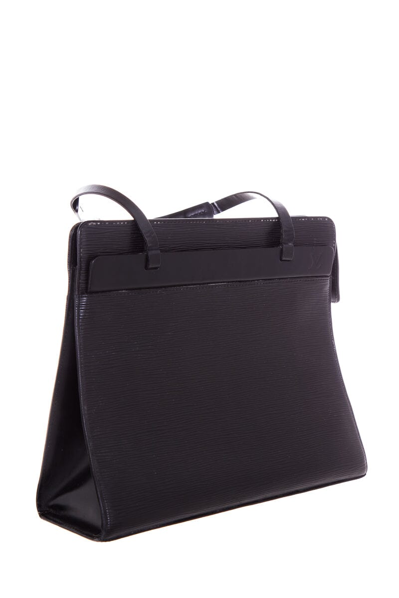 Louis Vuitton  Black Epi Leather Riviera Handbag