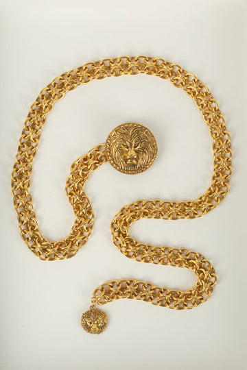 Ceinture "t?te de lion" Chanel