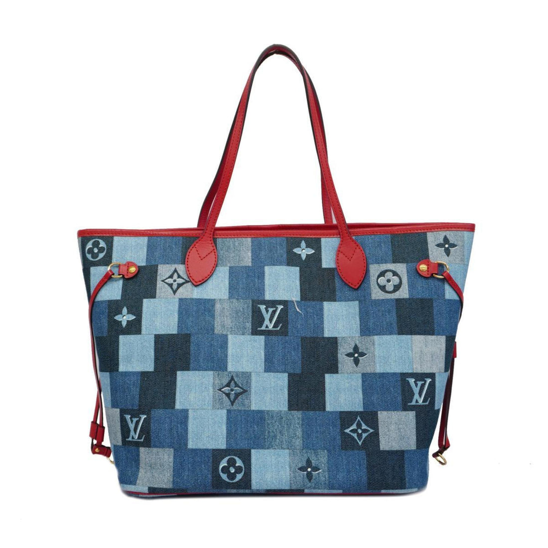 Louis Vuitton Neverfull Mm   - Jeans Tote Bag
