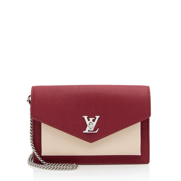 Louis Vuitton Leather Mylockme Chain Pochette