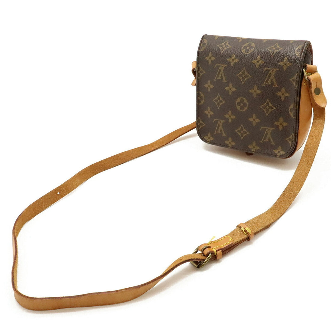 Louis Vuitton Cartouchière  Canvas Shoulder Bag