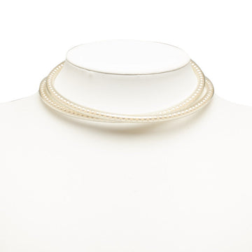 Chanel Fake Pearl  Gold PVC   Chanel