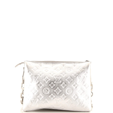 Coussin Bag Monogram Embossed Lambskin PM