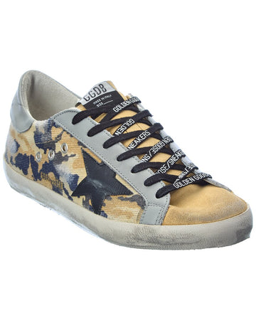 Golden Goose Superstar Canvas & Leather Sneaker