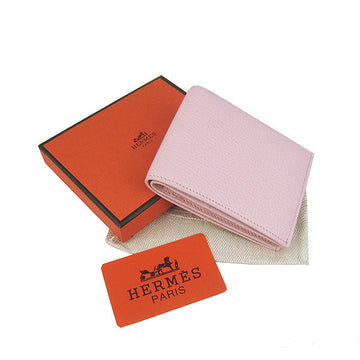 Hermes Wallet H014 Leather Pink