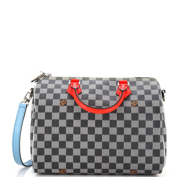 Speedy Bandouliere Bag Limited Edition Colored Damier 30