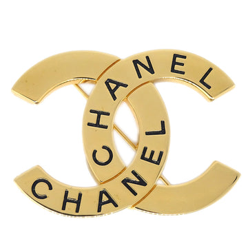 Chanel CC Brooch Pin Gold 98P