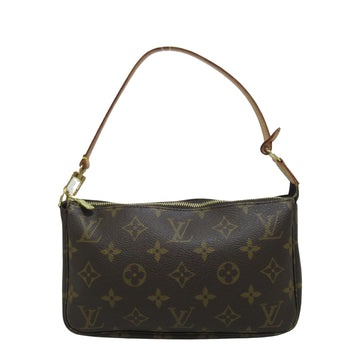 Louis Vuitton Pochette Accessoire  Canvas Clutch Bag