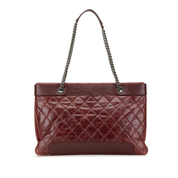 Chanel Matelasse Leather Chain Tote Bag