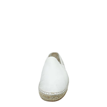 Bottega Veneta White Gala Espadrille 39