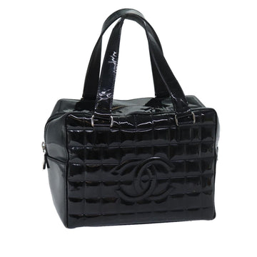 Chanel COCO Mark Choco Bar Hand Bag New 1:1 Rep leather Black CC Auth bs
